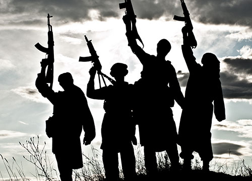 Four soldiers