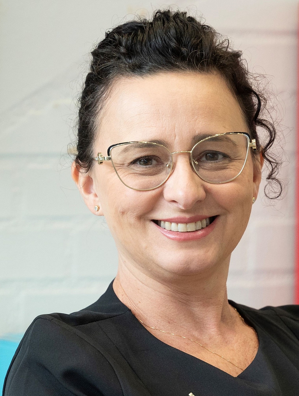 Portrait of smiling woman