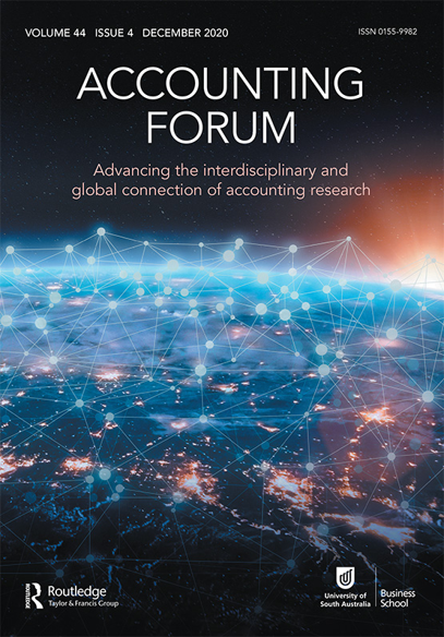 Accounting Forum journal cover image