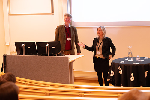 Göran Bolin and Annette Hill